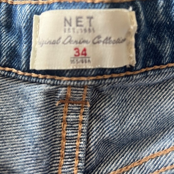 NET Originally Denim Collection shorts fry hem distress Size 34 summer - Picture 7 of 7